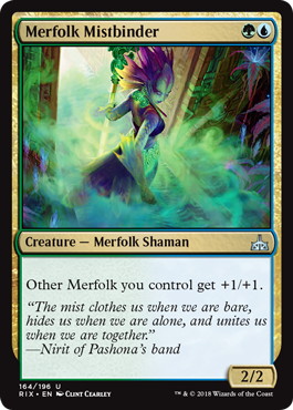 画像1: 【ENG/RIX/FOIL★】マーフォークの霧縛り/Merfolk Mistbinder