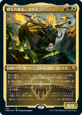 画像1: 【JPN/CMR-BF/FOIL★】野生の意志、マラス/Marath, Will of the Wild【エッチング】