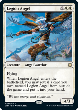 画像1: 【ENG/ZNR】軍団の天使/Legion Angel 『R』 [白]