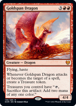 画像1: 【ENG/KHM】黄金架のドラゴン/Goldspan Dragon 『M』 [赤]