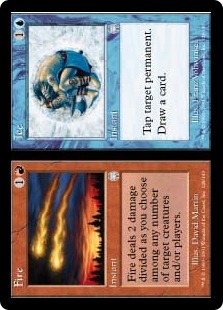 画像1: 【JPN/APC/FOIL★】火+氷/Fire+Ice【VG】