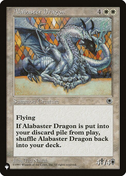 画像1: 【ENG/The List】純白のドラゴン/Alabaster Dragon