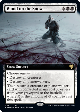 画像1: 【ENG/KHM-BF】雪上の血痕/Blood on the Snow 『R』 [黒]【拡張アート】