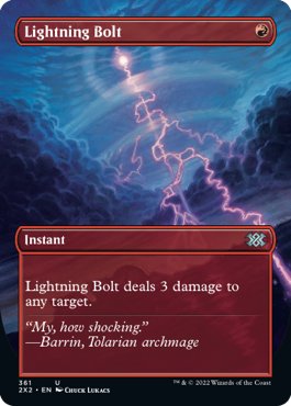 画像1: 【ENG/2X2-BF】稲妻/Lightning Bolt【ボーダーレス】