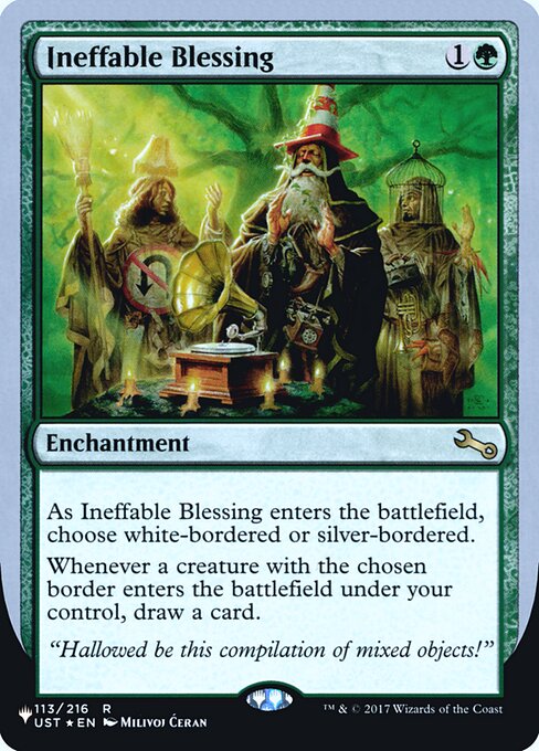 画像1: 【ENG/MB1/FOIL★】Ineffable Blessing【Silver-Bordered】