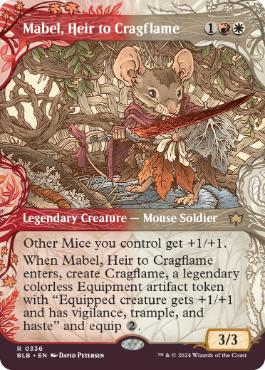 画像1: 【ENG/BLB-BF/FOIL★】岩山炎の後継者、メイブル/Mabel, Heir to Cragflame  [マルチ] 『R』【ショーケース】