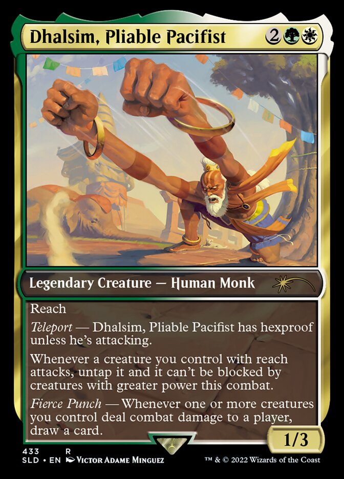 画像1: 【ENG/SLD/FOIL★】Dhalsim, Pliable Pacifist