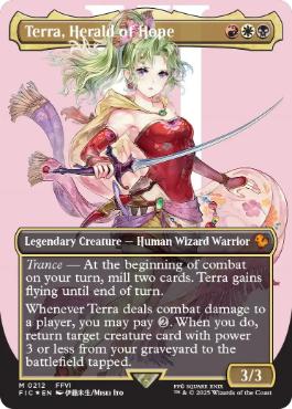 mtg 非売品 ポスター FOIL仕様 魔導の力を持つ少女ティナ fic 魔導の力を持つ少女、ティナ [FIC] Foil 【BIGWEB | MTG】日本