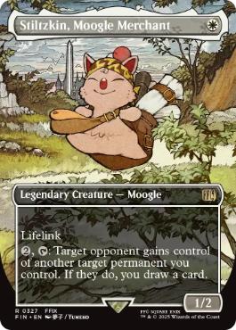 画像1: 【ENG/FIN-BF】モーグリの商人、スティルツキン/Stiltzkin, Moogle Merchant [白] 『R』【ボーダーレス】
