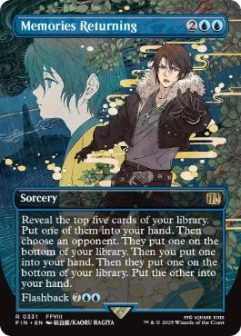 画像1: 【ENG/FIN-BF/FOIL★】蘇る記憶/Memories Returning [青] 『R』【ボーダーレス】