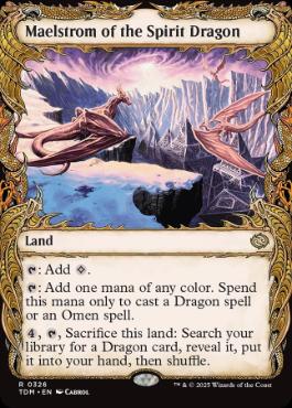 画像1: 【ENG/TDM-BF/FOIL★】精霊龍の大渦/Maelstrom of the Spirit Dragon [土地] 『R』【ショーケース】