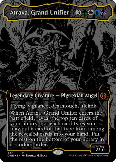 画像1: 【ENG/ONE-BF/オイルスリック・FOIL★】偉大なる統一者、アトラクサ/Atraxa, Grand Unifier [マルチ] 『M』