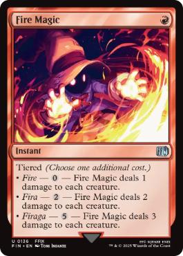画像1: 【ENG/FIN】炎魔法/Fire Magic [赤] 『U』