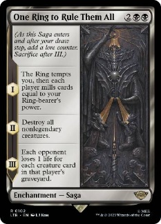 画像1: 【ENG/LTR/FOIL★】一つの指輪は、すべてを統べ/One Ring to Rule Them All