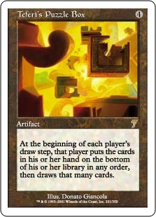 画像1: 【JPN/7ED】テフェリーの細工箱/Teferi's Puzzle Box【EX-】