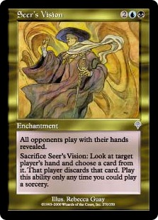 画像1: 【JPN/INV/FOIL★】予見者の幻視/Seer's Vision