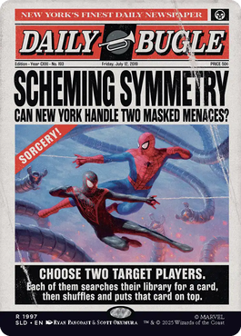 画像1: 【ENG/SLD】対称な対応/Scheming Symmetry【Daily Bugle Breaking News】
