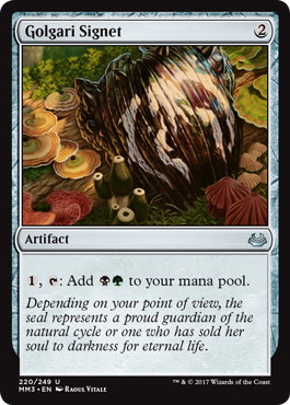 画像1: 【ENG/MM3】ゴルガリの印鑑/Golgari Signet