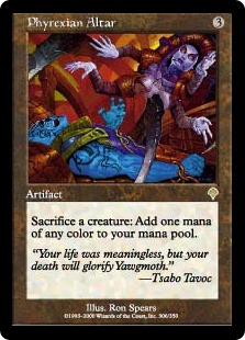 画像1: 【JPN/INV】ファイレクシアの供犠台/Phyrexian Altar【VG】