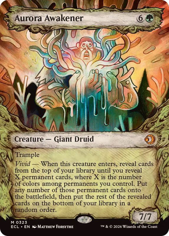 画像1: 【ENG/ECL-BF】オーロラの呼び起こす者/Aurora Awakener [緑] 『M』【ショーケース】