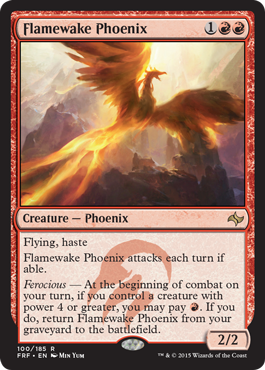 画像1: 【ENG/FRF/FOIL★】炎跡のフェニックス/Flamewake Phoenix