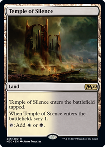 画像1: 【ENG/M20】静寂の神殿/Temple of Silence 『R』 [土地]